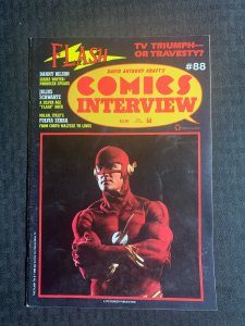 1990 COMICS INTERVIEW Magazine #88 VG/FN 5.0 The Flash TV / Julie Schwartz