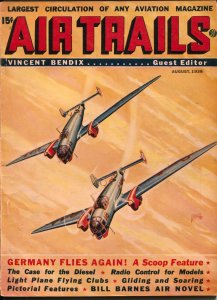 Air Trails 7/1938-hero pulp -Bill Barnes-Frank Tinsley-G. L. Eaton-VG