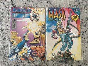 2 Dark Horse Comic Books Mask Returns 1 + Robocop Vs. Terminator # 3 NM 77 LD1