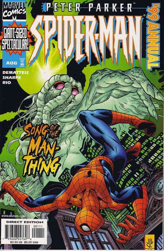 Peter Parker: Spider-Man Annual #1999 FN ; Marvel | Man-Thing DeMatteis