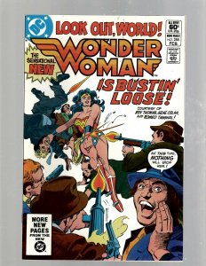 Lot Of 6 Wonder Woman DC Comic Books # 278 281 282 283 287 288 Batman GK34