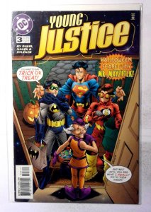 Young Justice #3 (1998) DC Comics Sueprboy Robin Impulse 1st Print Comic Book