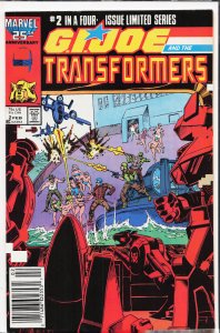 G.I. Joe and the Transformers #2 Newsstand Edition (1987) G.I. Joe
