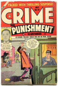 Crimes and Punishment #62 1952- Golden Age- Jack Zuta VG