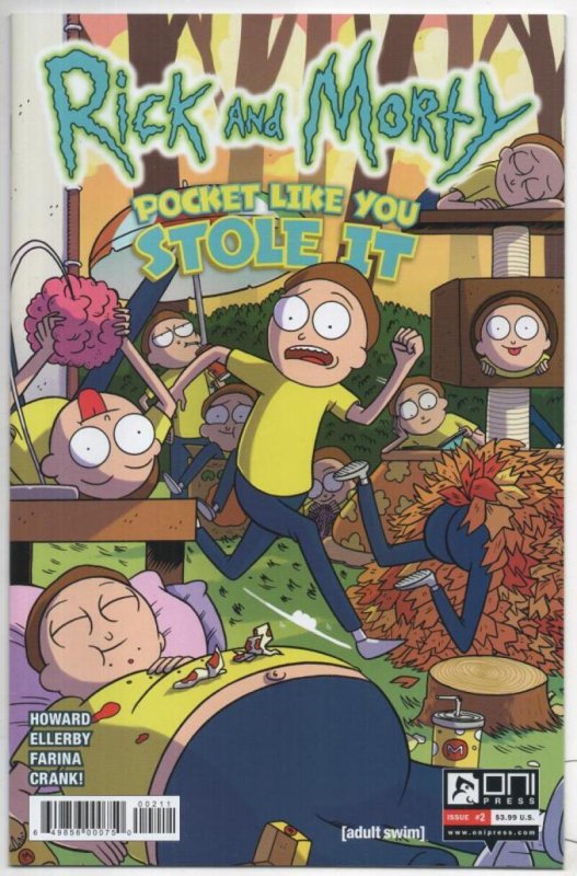 RICK and MORTY POCKET like you STOLE IT #2, NM, Grandpa, from Cartoon 2017, A