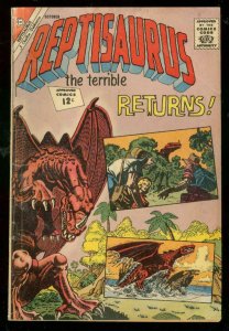 REPTISAURUS THE TERRIBLE #7 1962-CHARLTON COMICS-TERROR VG