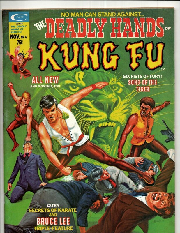 8 Deadly Hands Of Kung Fu Magazines # 1 3 4 6 7 8 9 + Special Album Edition RS3