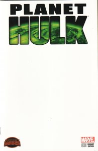 Planet Hulk #1 Blank Cover (2015) Hulk