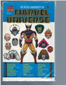 Official Handbook of Marvel Universe: Master Edition #4 (1991)