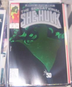 The Sensational She-Hulk #50 (Apr 1993, Marvel) JEN WALTERS GAMMA GREEN FOIL