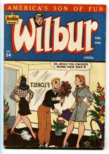 Wilbur #14 1947-spicy Good Girl Art-Katy Keen-Bill Woggon-lingerie poses-FN+