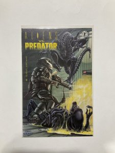 Aliens Vs Predator 3 Near Mint Nm Signed Randy Stradley Dark Horse Comics