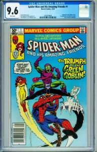 Spider-Man and his Amazing Friends #1 CGC 9.6 1980-First FIRESTAR-