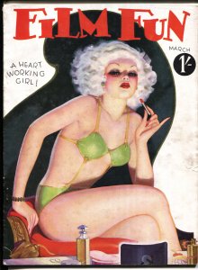 MAG: FILM FUN MARCH 1935-ENOCH BOLLES--SPICY GLAMOUR-PIN-UPS-British variant-...