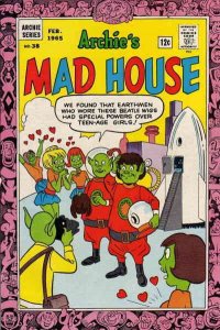 Archie's Madhouse #38 GD ; Archie | low grade comic February 1965 Beatles Refere