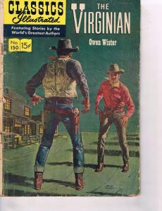 3 Classics Illustrated Gilberton Comics # 149 150 151 Comet Virginian Sword J87