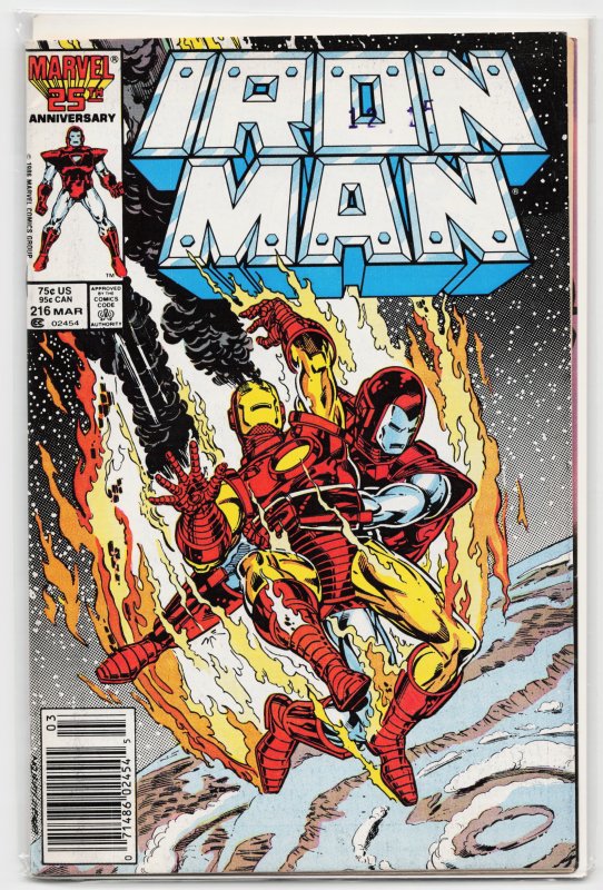 Iron Man #216 (1987) Iron Man