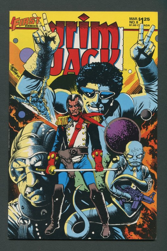 Grim Jack #8 / 9.0 VFN/NM   March 1985