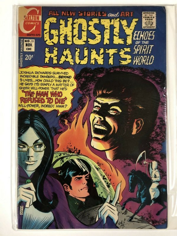 GHOSTLY HAUNTS (1971-1978) 21 VG Nov. 1971 COMICS BOOK