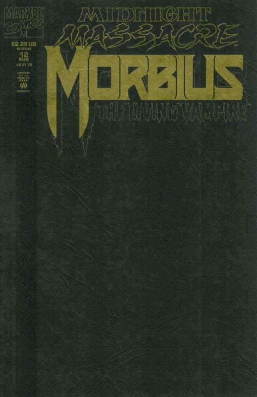 Morbius: The Living Vampire #12 VF/NM; Marvel | save on shipping - details insid