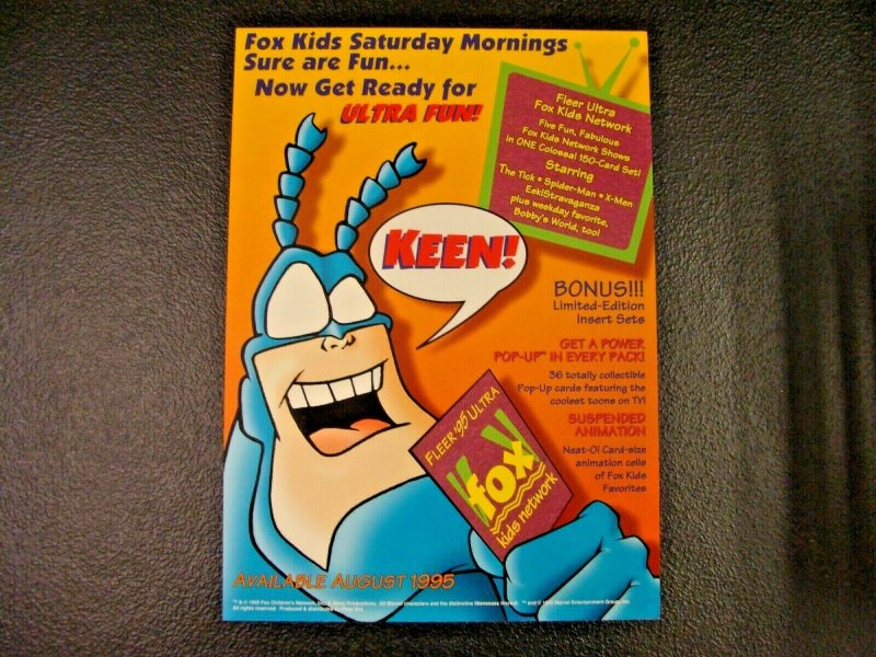 Fleer 1995 Ultra Fox Kids Network Premiere Edition Promo Card 1995