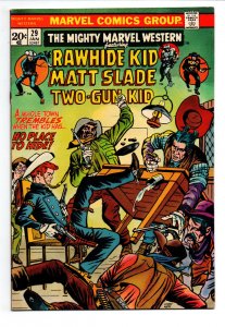 The Mighty Marvel Western #29 - Rawhide Kid - Two Gun Kid - 1974 - FN