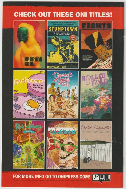 Backtrack #1 (Feb 2020, Oni Press), NM+ condition (9.6)