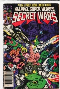 Marvel Super Heroes Secret Wars #6 (1984) Buckaroo Banzai [Key Issue]