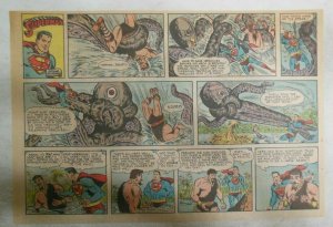 Superman Sunday Page #823 by Wayne Boring from 8/7/1955 Size ~11 x 15 inches 