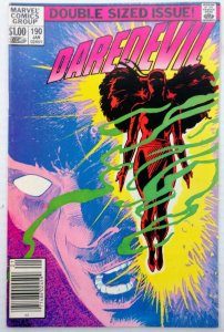 Daredevil #190 NEWSSTAND, Resurrection and origin of Elektra