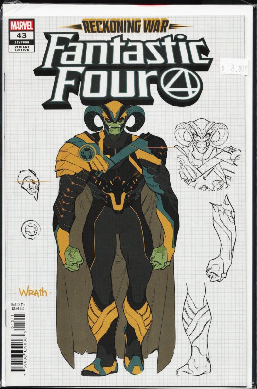 Fantastic Four #43 Silva Cover (2022)