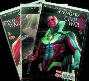 Avengers #13-15 (Aug-Oct 2016, Marvel) - Comic Set of 3 - Near Mint