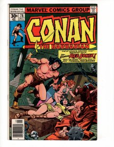 Conan the Barbarian #78 Red Sonja Appearance Bronze Marvel