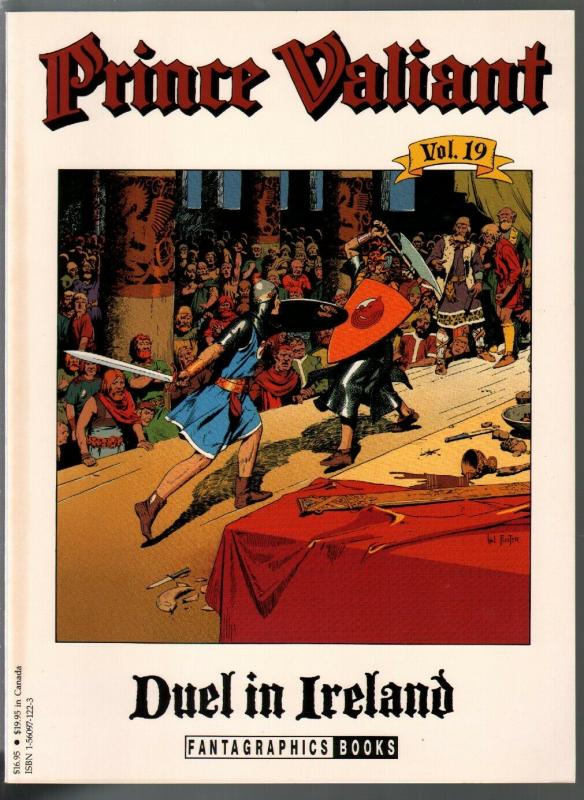 Prince Valiant #19 1990-Fantagraphics-color reprint-Hal Foster-Duel In Ireland-V