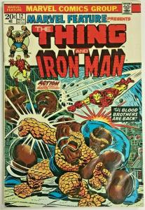MARVEL FEATURE#12  FN/VF 1973 EARLY THANOS APPEARANCE BRONZE AGE COMICS