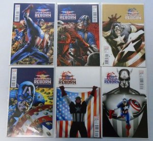 Captain America Reborn set:#1-6 some variants 8.0 VF (2009) 