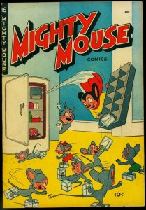 Mighty Mouse #16 1950- St John Golden Age- Funny Refrigerator cover VG