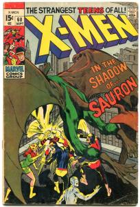 X-MEN #60 1969-MARVEL-GREAT ISSUE VG-