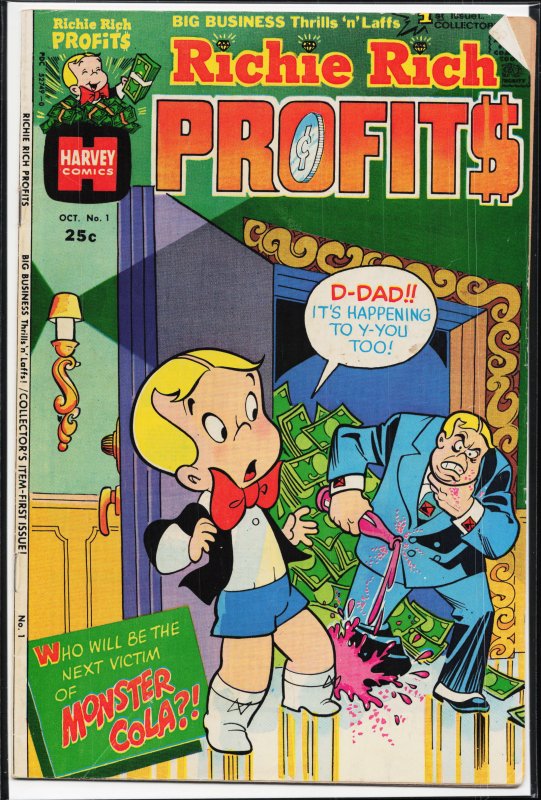 Richie Rich Profits #1 (1974) Richie Rich