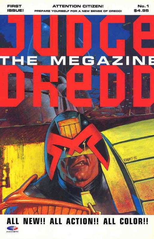 Judge Dredd the Megazine #1 VF; Fleetway Quality | save on shipping - details in