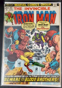 Iron Man #55 (1973) Key Issue: 1st Appearance of Thanos, Kronos & Dax /Destroyer