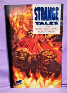 Kurt Busiek STRANGE TALES #1 Thing Human Torch Ricardo Villagran (Marvel, 1994)!