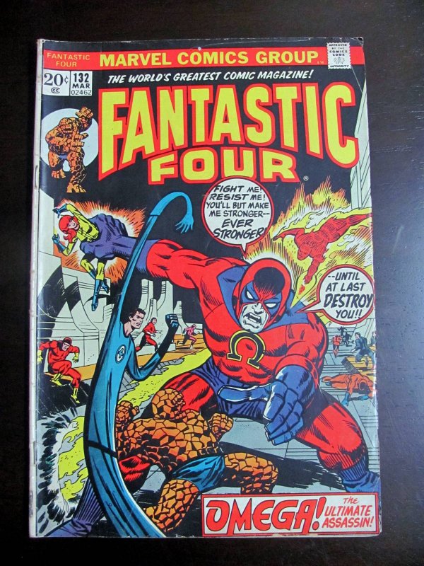 Fantastic Four #132 (1973) VG Marvel Comics Omega Book-399