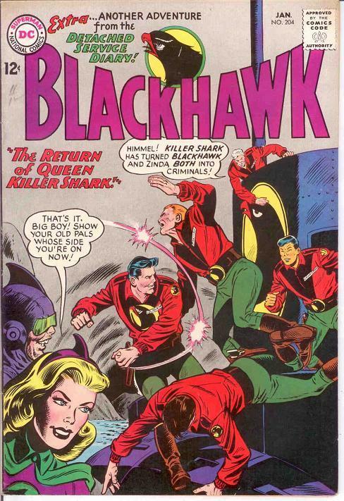 BLACKHAWK 204 VF  January 1965 COMICS BOOK