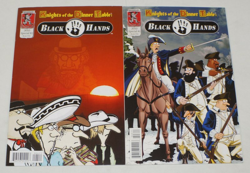 Knights of the Dinner Table: Black Hands 2010 Special #1-2 VF/NM complete series