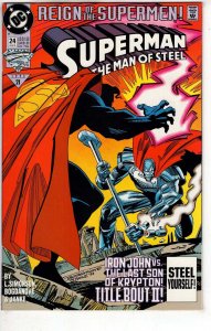 Superman: The Man of Steel #24 [VF/NM]