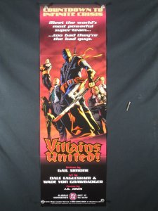 Villains United DC Comics Promo Poster 2005 34x11