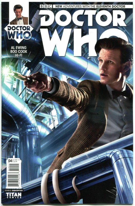 DOCTOR WHO #4 B, NM, 11th, Tardis, 2014, Titan, 1st, more DW in store, Sci-fi