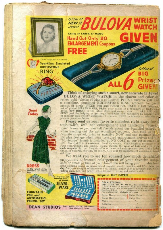 Captain Marvel Jr. #112 1952- Fawcett Golden Age reading copy