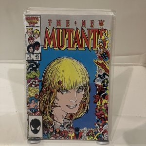 Marvel The New Mutants #45 25th Anniversary Border Cover 1986